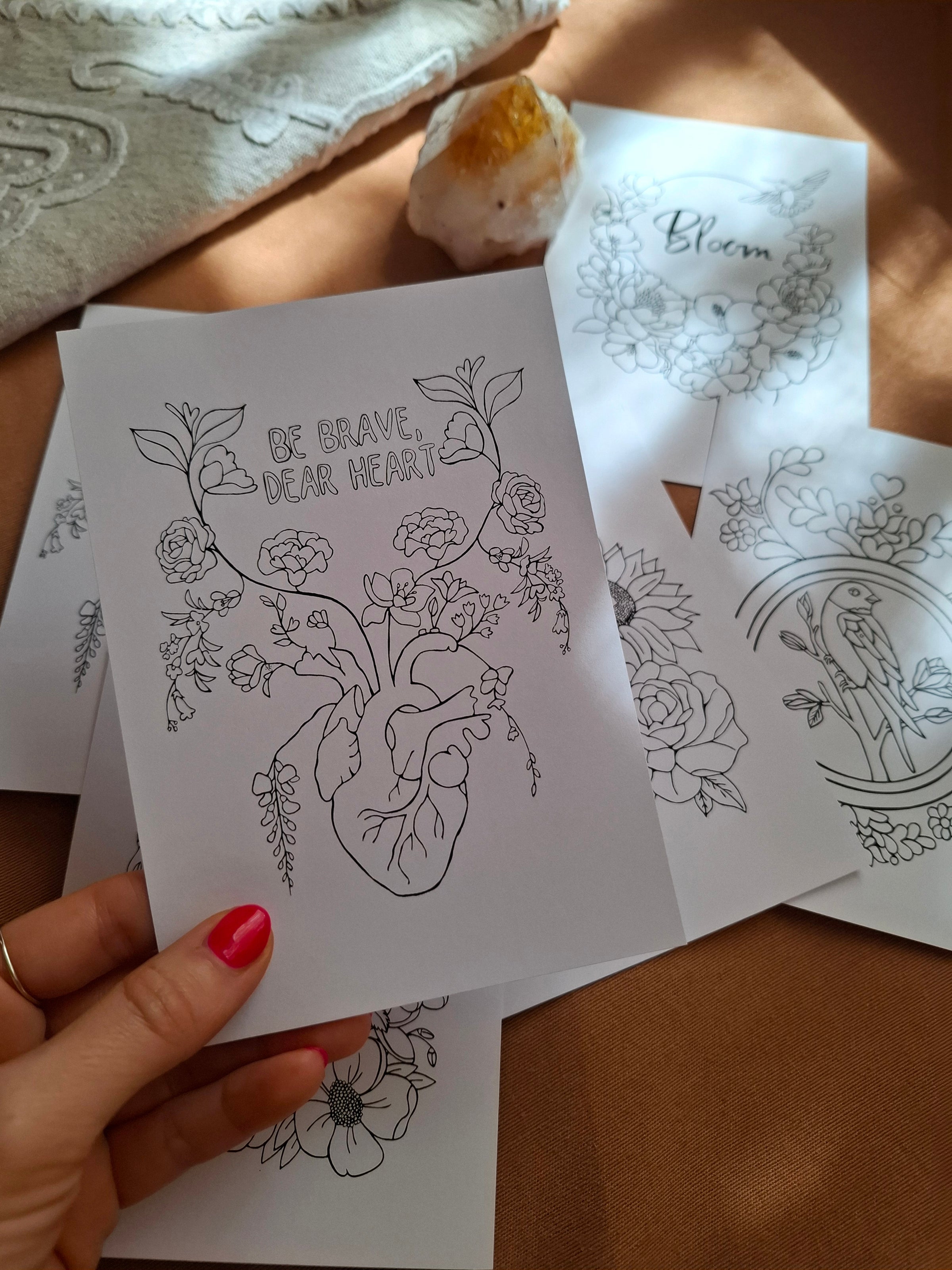 Creative Coloring Ritual Cards | Digital Download