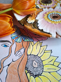Her Garden – Reconnection Coloring Ritual | Digital Download