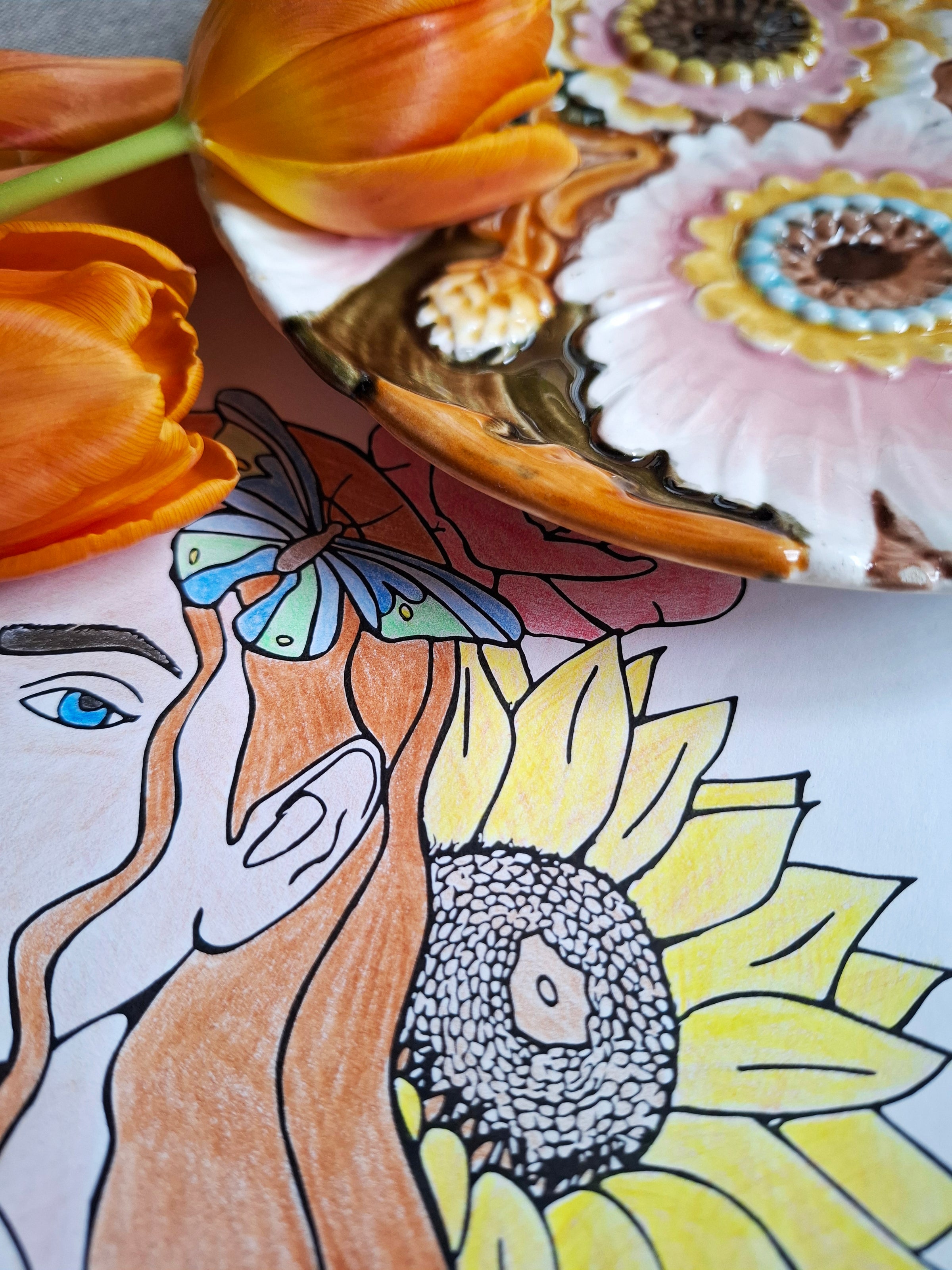 Her Garden – Reconnection Coloring Ritual | Digital Download