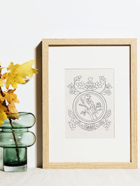 In the Mirror – Reflection Coloring Ritual | Digital Download