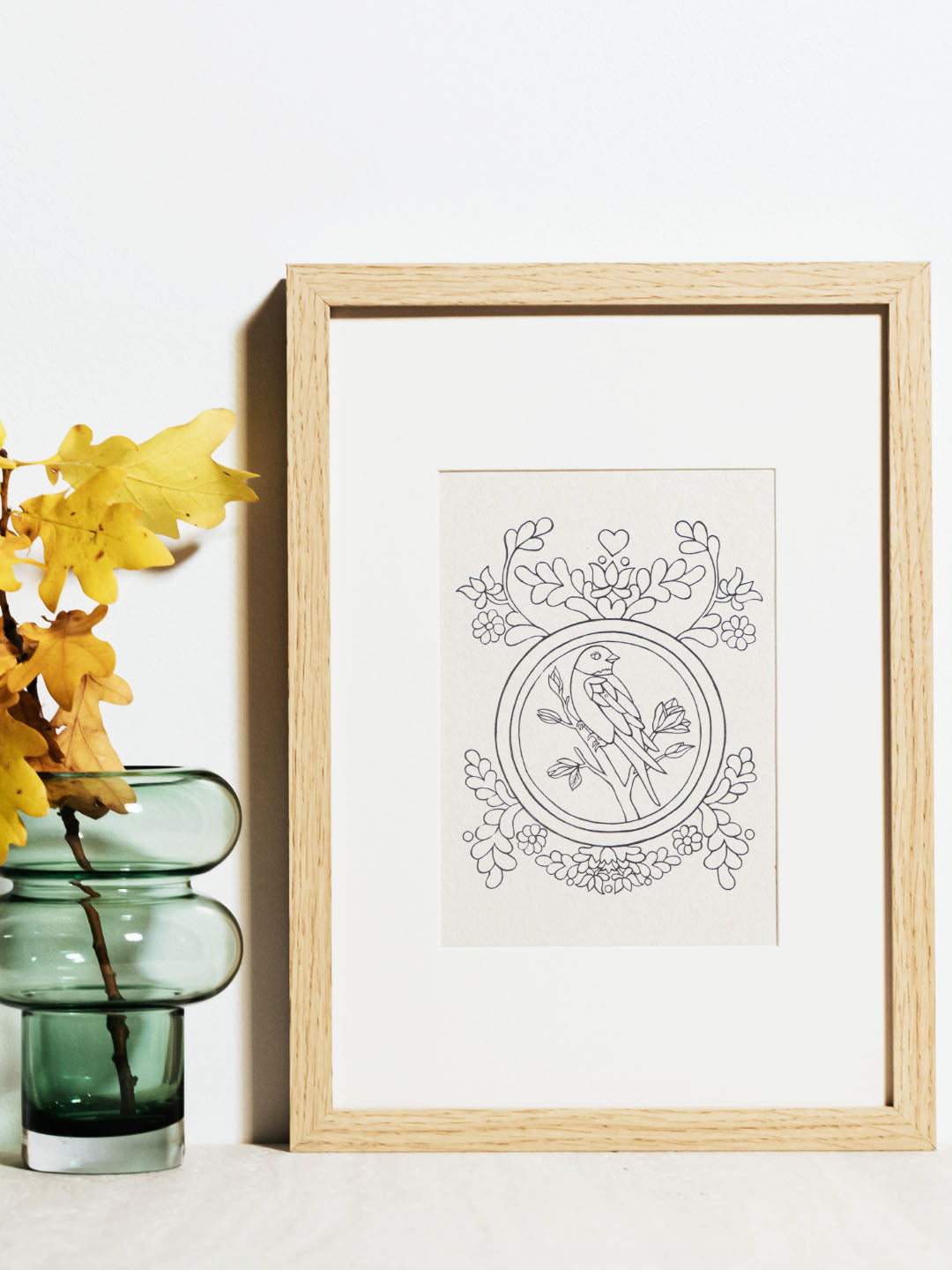 In the Mirror – Reflection Coloring Ritual | Digital Download