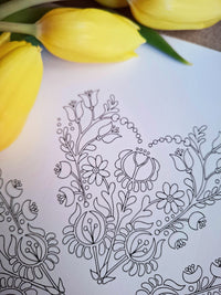 Ornament of the Heart (Set of 2) – Connection Coloring Ritual | Digital Download