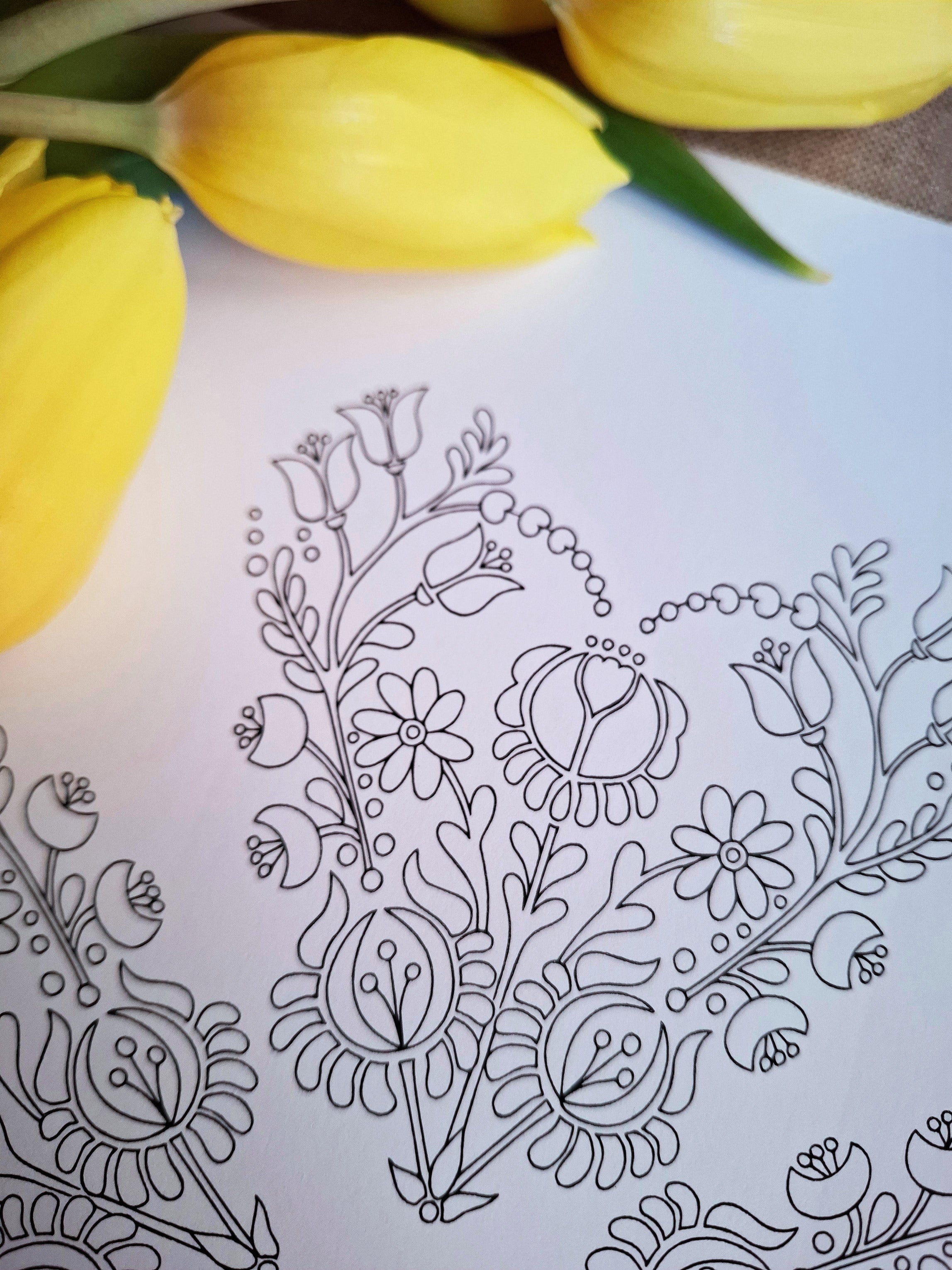 Ornament of the Heart (Set of 2) – Connection Coloring Ritual | Digital Download