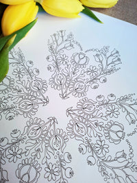 Ornament of the Heart (Set of 2) – Connection Coloring Ritual | Digital Download