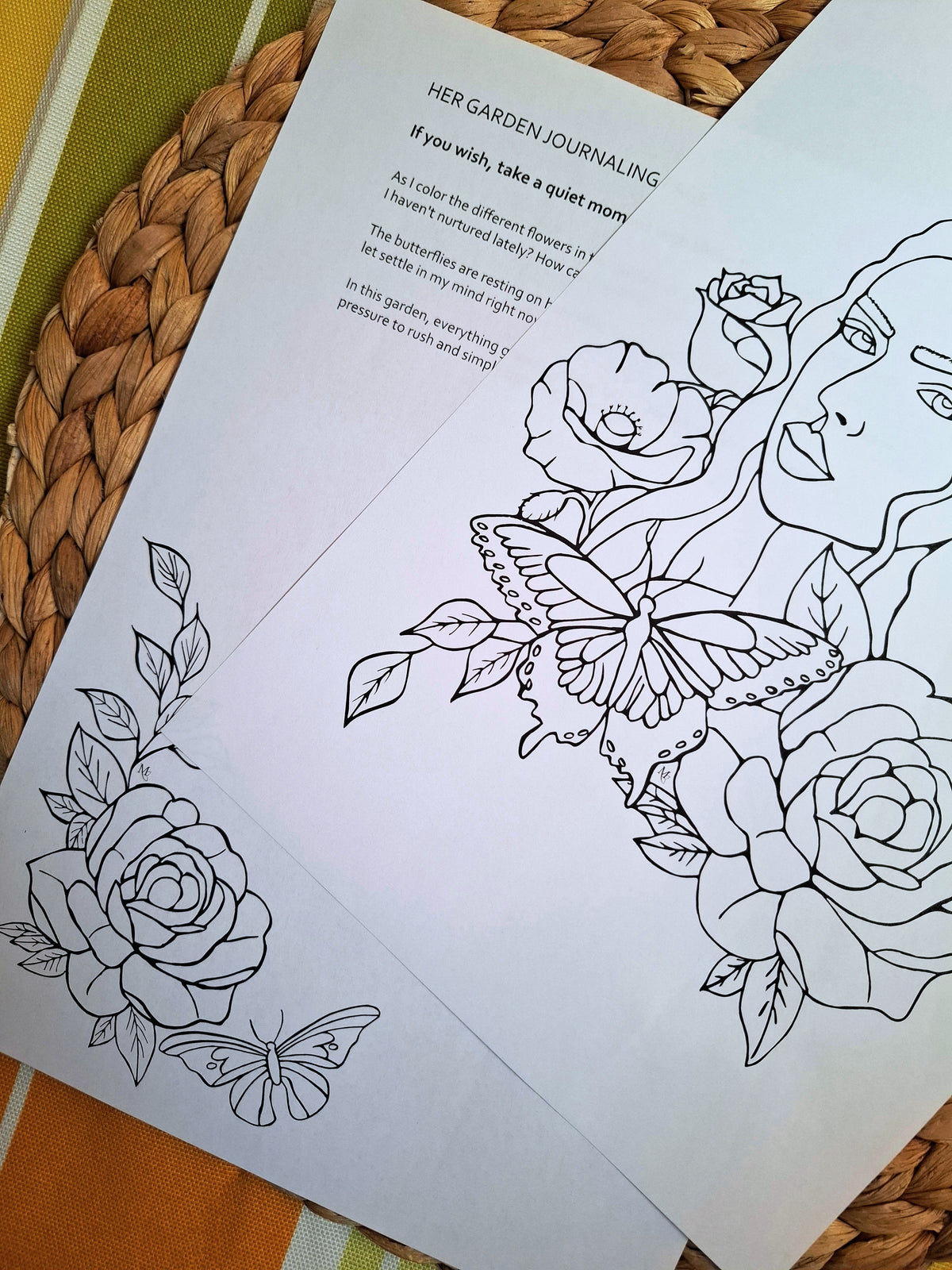 Her Garden – Reconnection Coloring Ritual | Digital Download