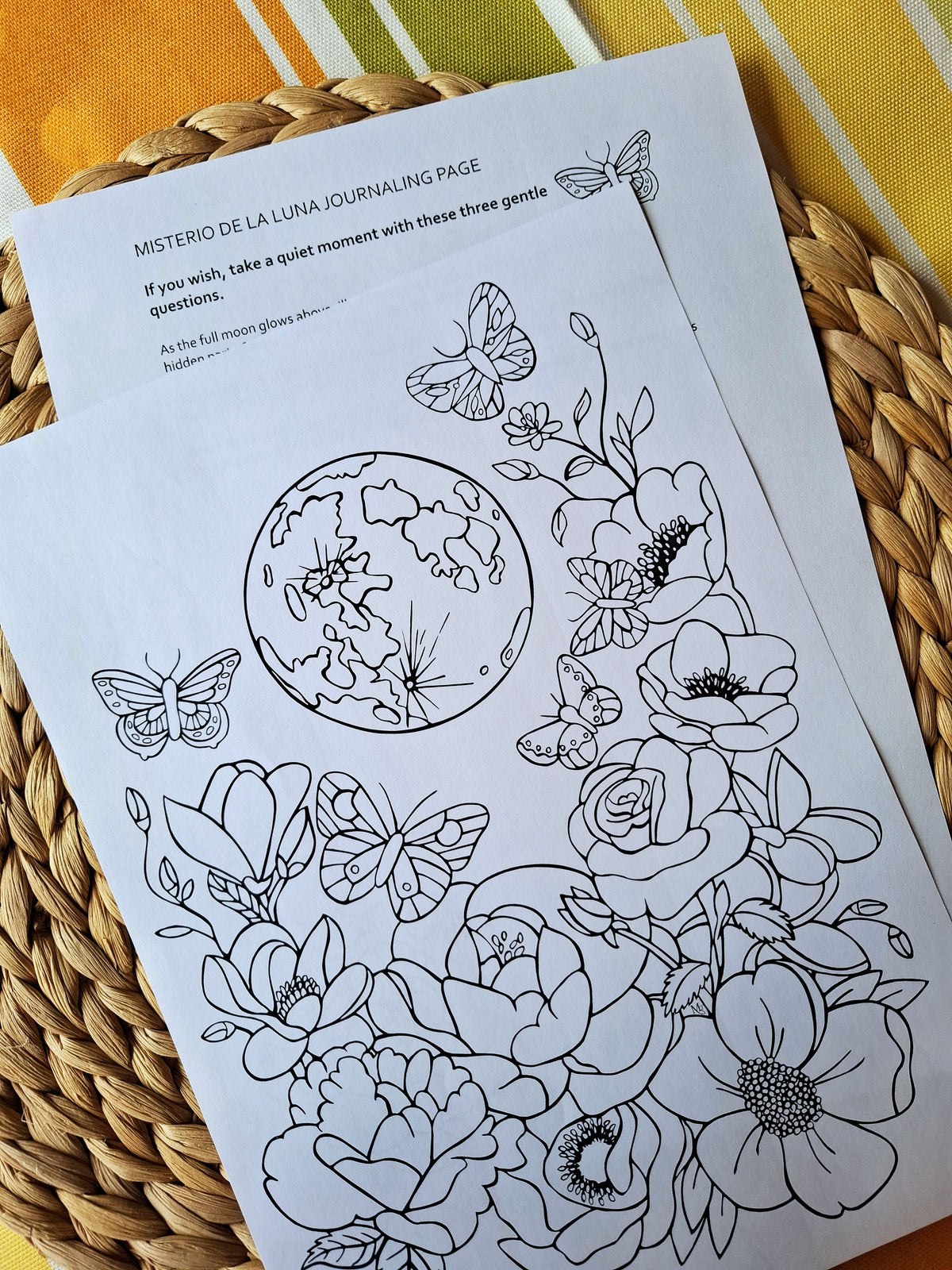 Misterio de la Luna – Inner Cycles Coloring Ritual | Digital Download