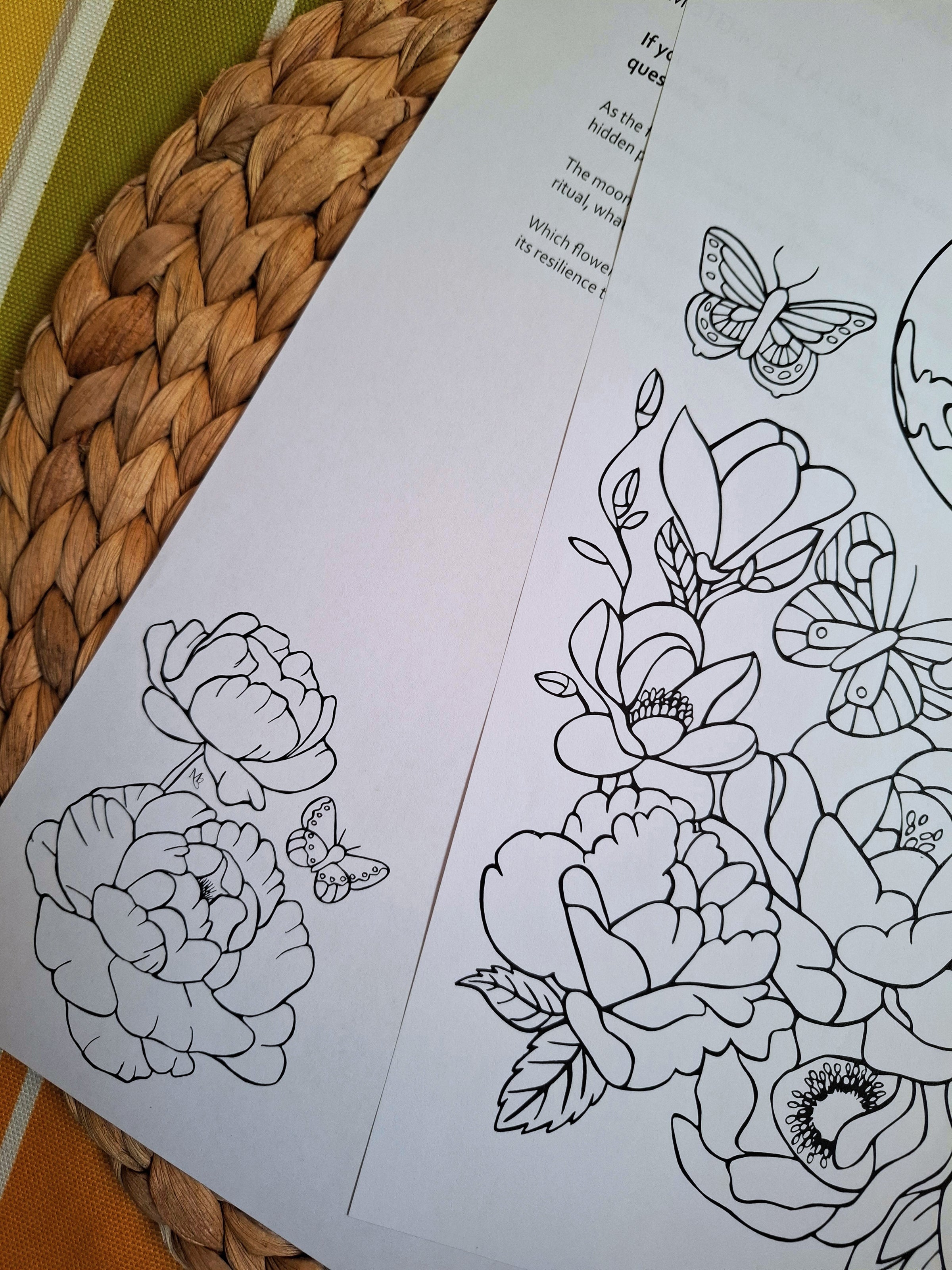 Misterio de la Luna – Inner Cycles Coloring Ritual | Digital Download