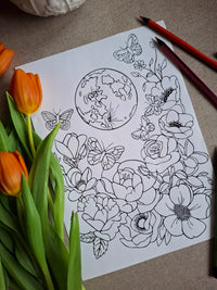 Misterio de la Luna – Inner Cycles Coloring Ritual | Digital Download