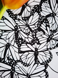 Wings of Change – Printable Line Art | Digital Download